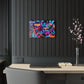 "Neon Fantasia" Butterflies & Mushrooms 1/4" Glossy Acrylic Art