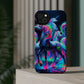 Neon Unicorn Prism. Neon Unicorns Premium Art Magsafe Magnet Tough IPhone 13 14 15 Pro Plus Max and Mini in Matte and Glossy Phone cases
