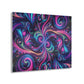 Vibrant Neon Infinity Fractalization. Trippy infity Pattern 1/4" Glossy Acrylic Art