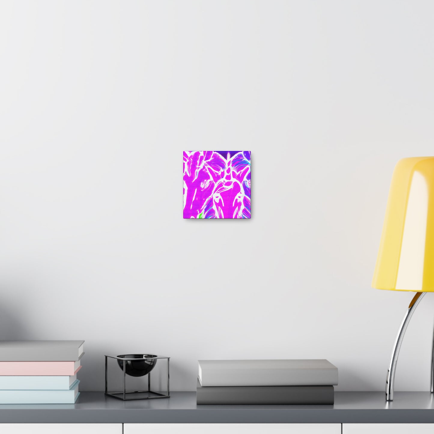 Neon Splendor Unicorns. NEON Unicorns Art Canvas
