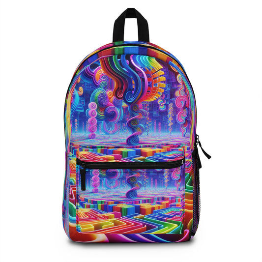 Giles Francini. - Trippy Infinity Patterns Backpack