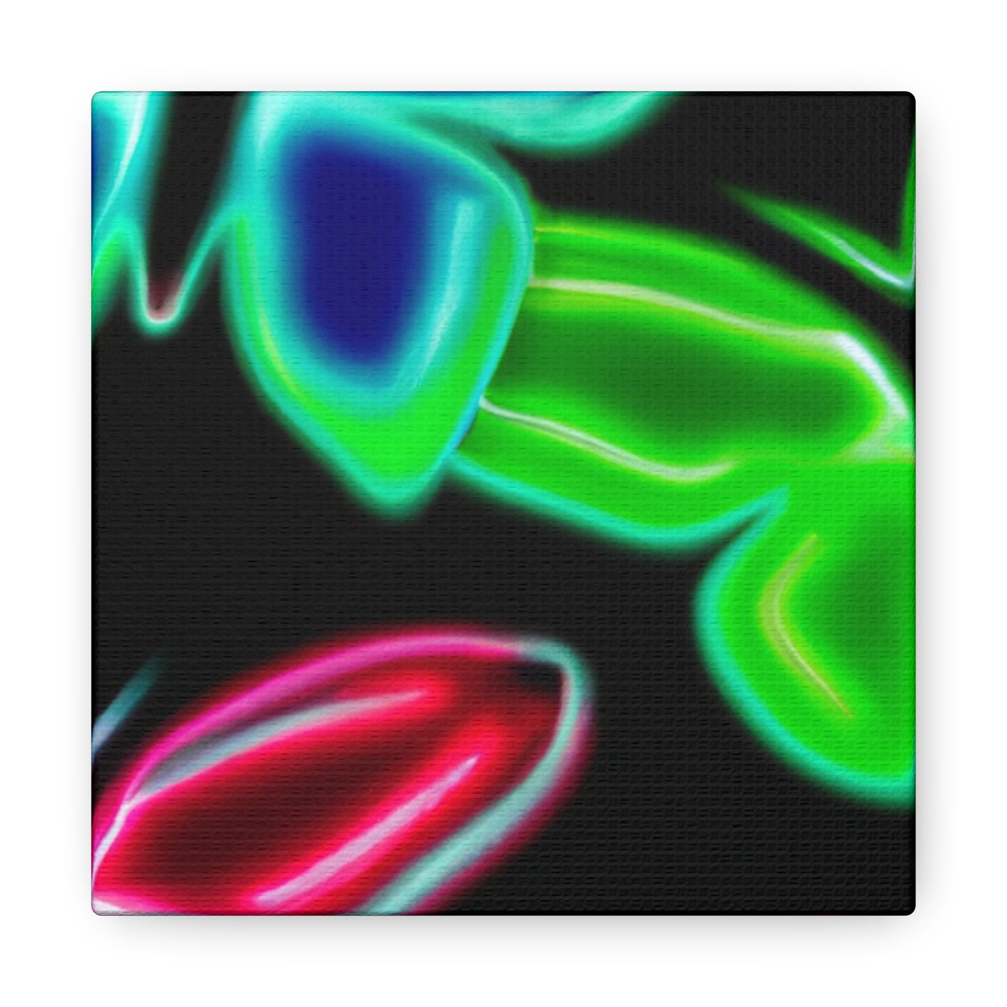 Neon Butterflies Cascade. Neon Butterflies  Art Canvas