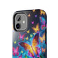 Neon Butterflies In Flight. NEON Butterflies Tough Phone Case