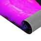 Vibrant Neon Fantasia. Butterflies & Mushrooms Area Rug