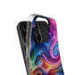 Neon Dreamscapes Infinity Patterns Art Polycarbonate Phone Case