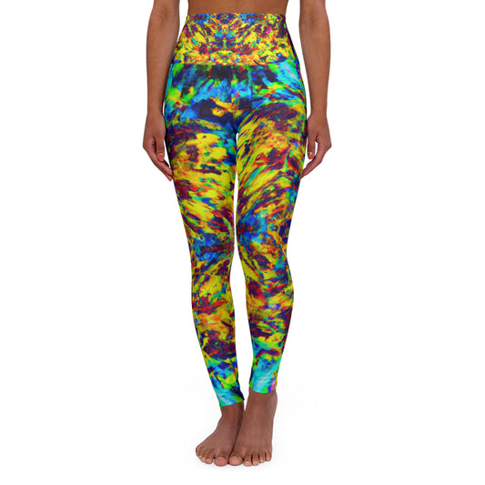 "Everlasting Neon Reflection" - Trippy Infinity Patterns Leggings