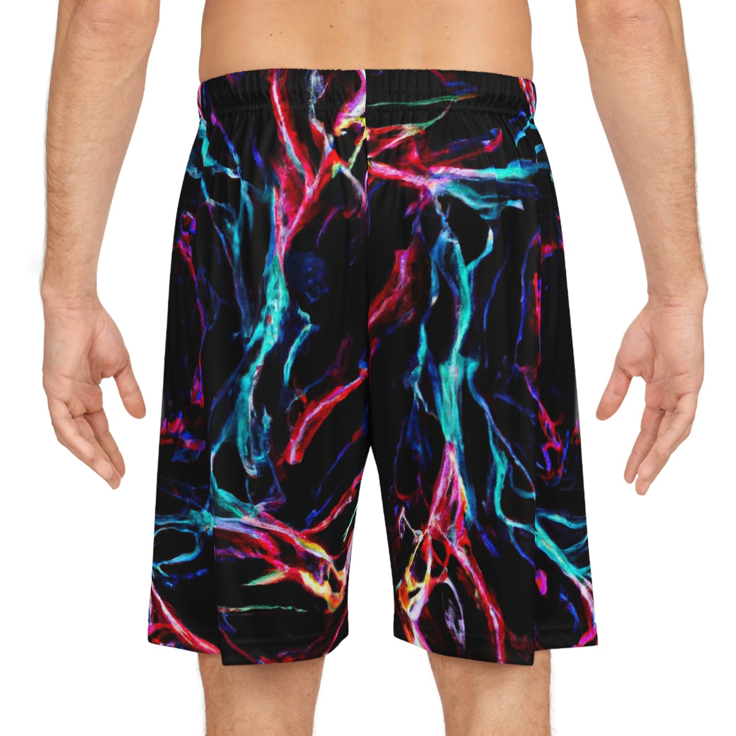 Silvio di Reposo - Trippy Infinity Patterns Rave Shorts