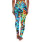 Neon Infinity Cascadeing Visions. - Trippy Infinity Patterns Leggings
