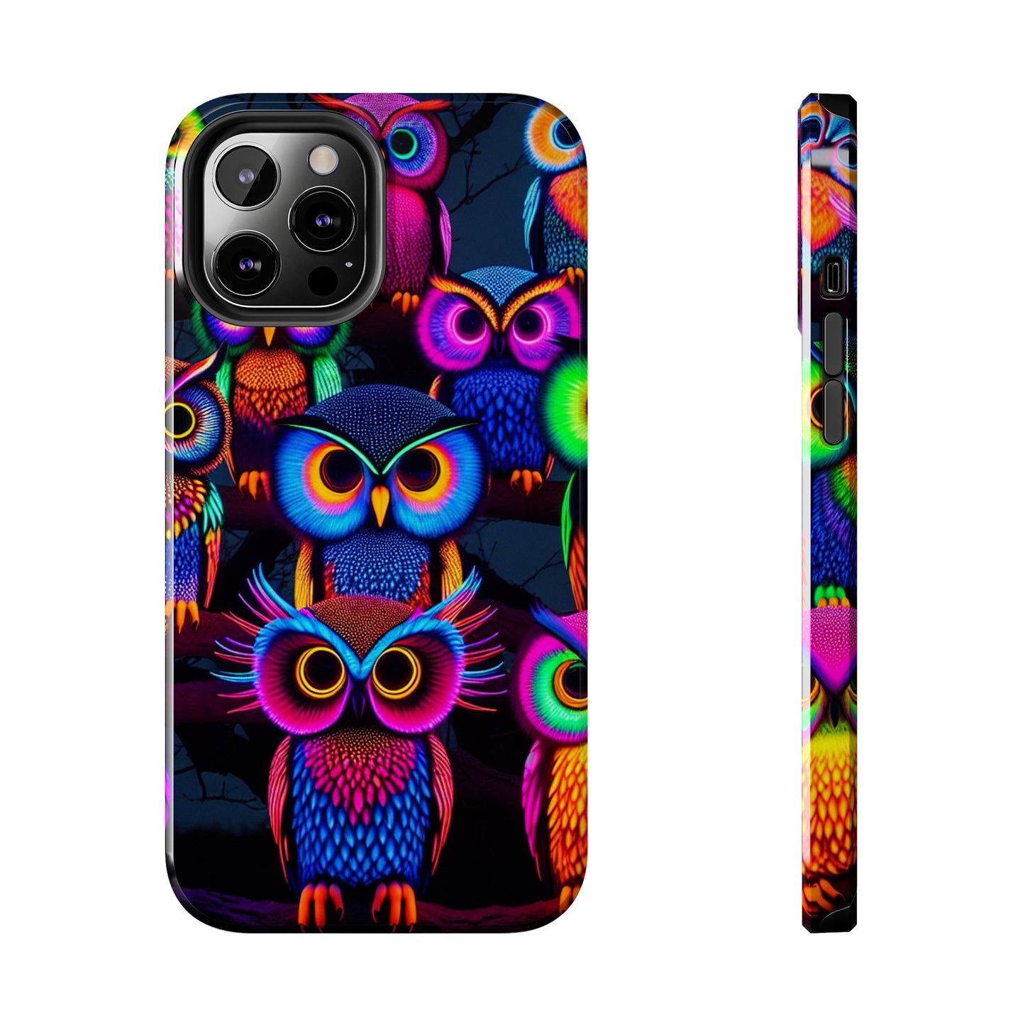 Neon Gloowls. NEON Owls Tough Phone Case