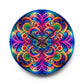 "Infinite Neon Dreams" Infinity Patterns Art Acrylic Clock