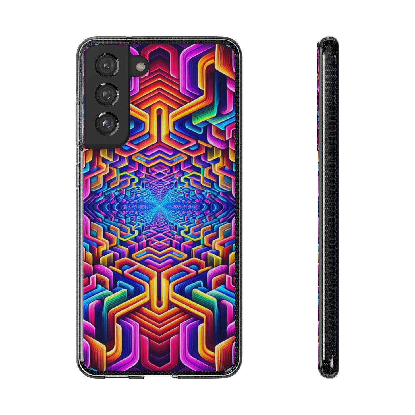 Vibrant Trippin' Infinity Infinity Patterns Art Polycarbonate Phone Case