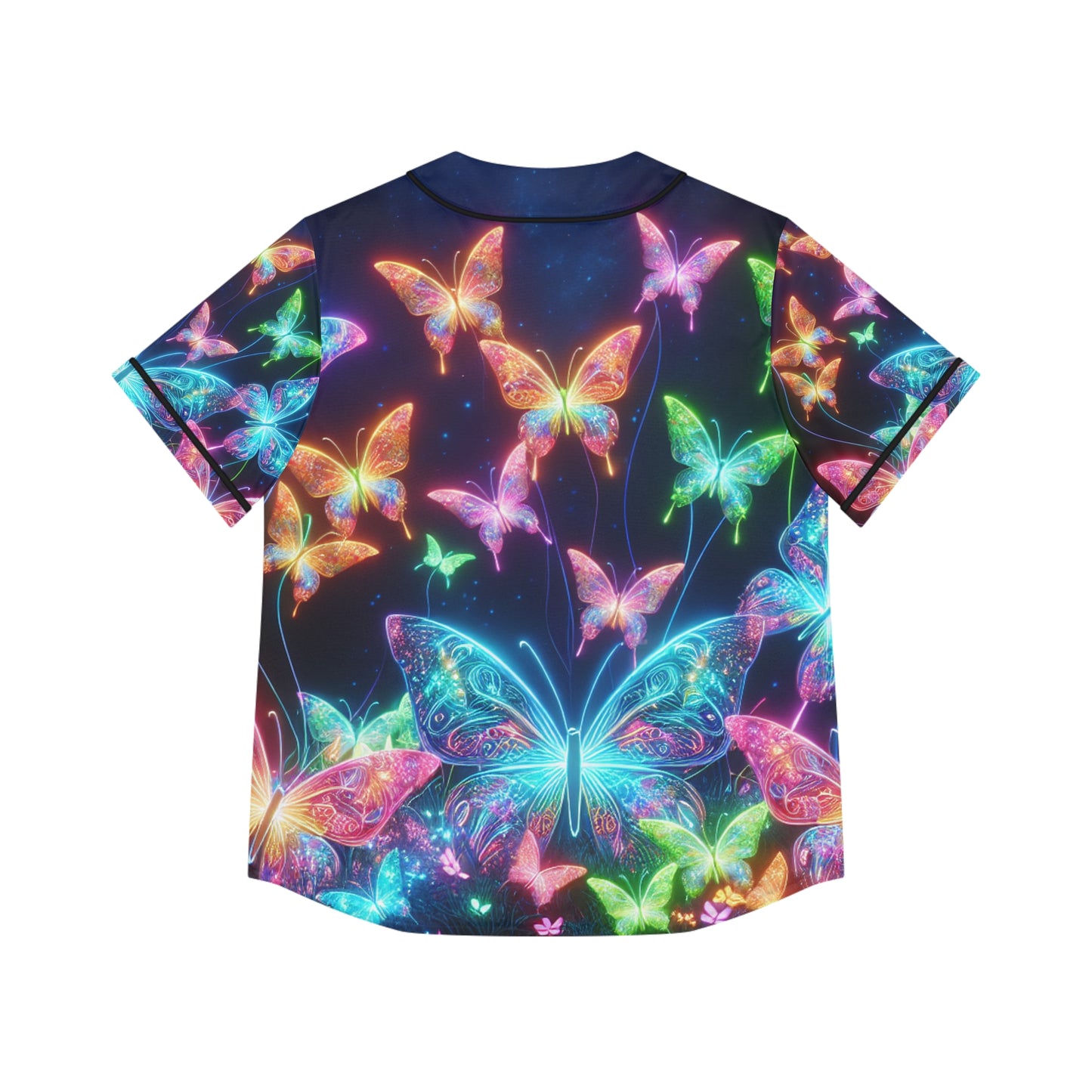 'The Illuminated Flight' Neon Butterflies Womans Jersey