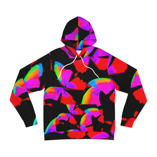 "Neon Butterflies in Flight" - Butterflies AOP Hoodie