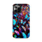 "Illuminated Flight" NEON Butterflies Tough Phone Case