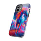 "Neon Dreamscapes: A Pride of Unicorns" NEON Unicorns Tough Phone Case