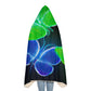 "Neon Flight" - NEON Butterflies Art Hooded Snuggle Blanket