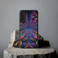 Neon Infinity Dreamscape. Infinity Patterns Art Polycarbonate Phone Case