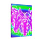 Neon Splendor Unicorns. NEON Unicorns Art Canvas