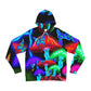 "Glowing Garden Dance" - Butterflies & Mushrooms AOP Hoodie