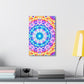 Vivid Cosmic Lightsphere Trippy Infinity Patterns Art Canvas