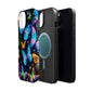 Luminous Butterfly Radiance Neon Butterflies Premium Art Magsafe Magnet Tough IPhone 13 14 15 Pro Plus Max and Mini in Matte and Glossy Phone cases