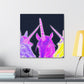 Neon Unicorn Dreamscape NEON Unicorns Art Canvas
