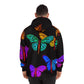 Aurora's Prismatic Drift. - Butterflies AOP Hoodie