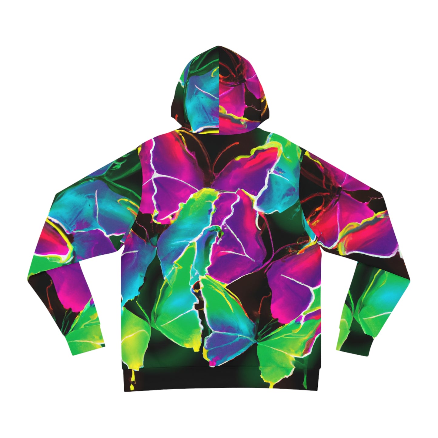Neon Splendor - Butterflies AOP Hoodie