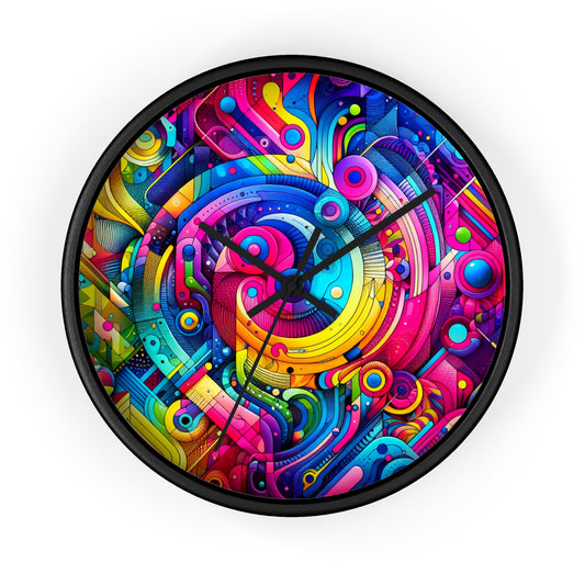 Giovanni Bonatti - Trippy Infinity Patterns Wall Clock