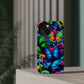"Fantastic Fruition" Neon Butterflies and Mushrooms Premium Art Magsafe Magnet Tough IPhone 13 14 15 Pro Plus Max and Mini in Matte and Glossy Phone cases