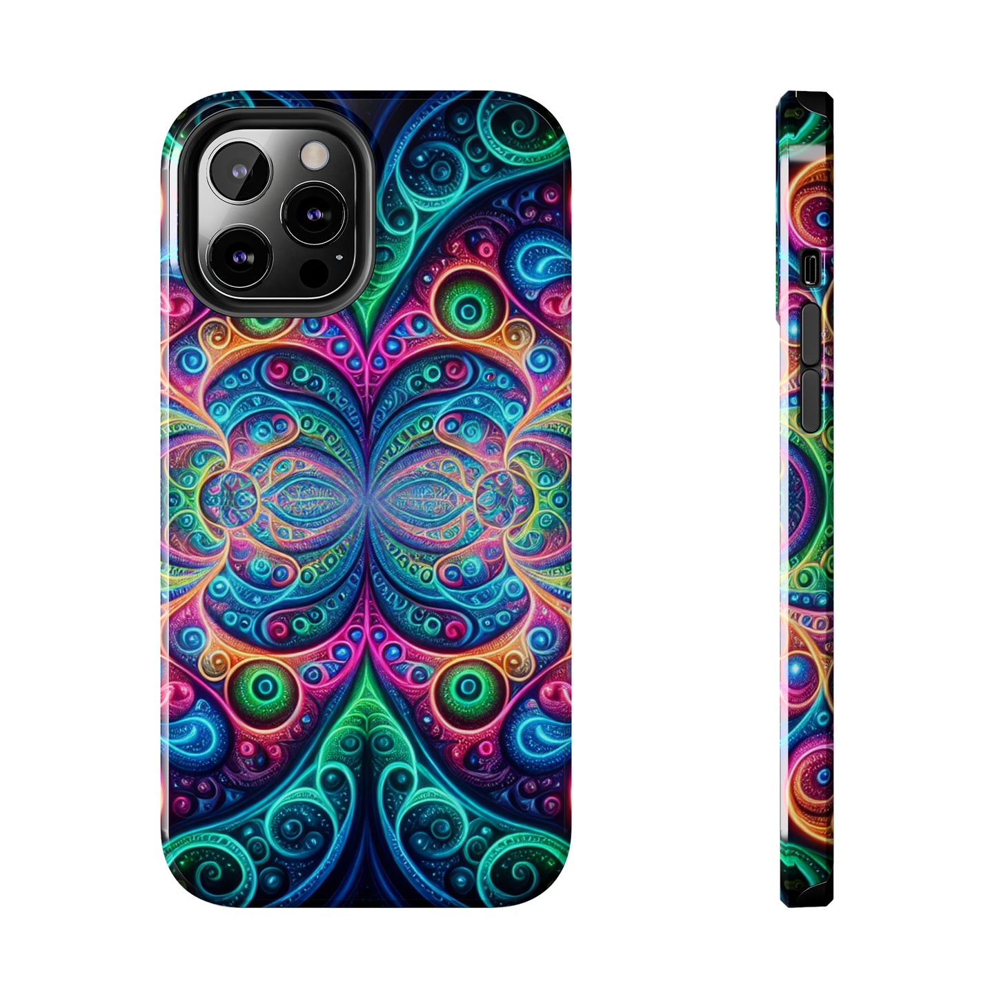 Dreamscape Eon Flow. Trippy Infinity Patterns Tough Phone Case Iphone 7 8 9 10 11 12 13 14 Pro Max Mini Plus XR XS SE