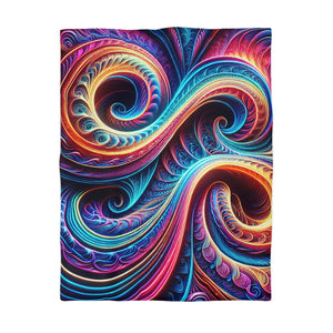 Giovanni da Volterra - Trippy Infinty Patterns Microfiber Duvet Cover
