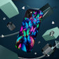 "Neon Flutterglow" Neon Butterflies Premium Art Magsafe Magnet Tough IPhone 13 14 15 Pro Plus Max and Mini in Matte and Glossy Phone cases