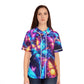 Neon Flight Fantasia Neon Butterflies Womans Jersey