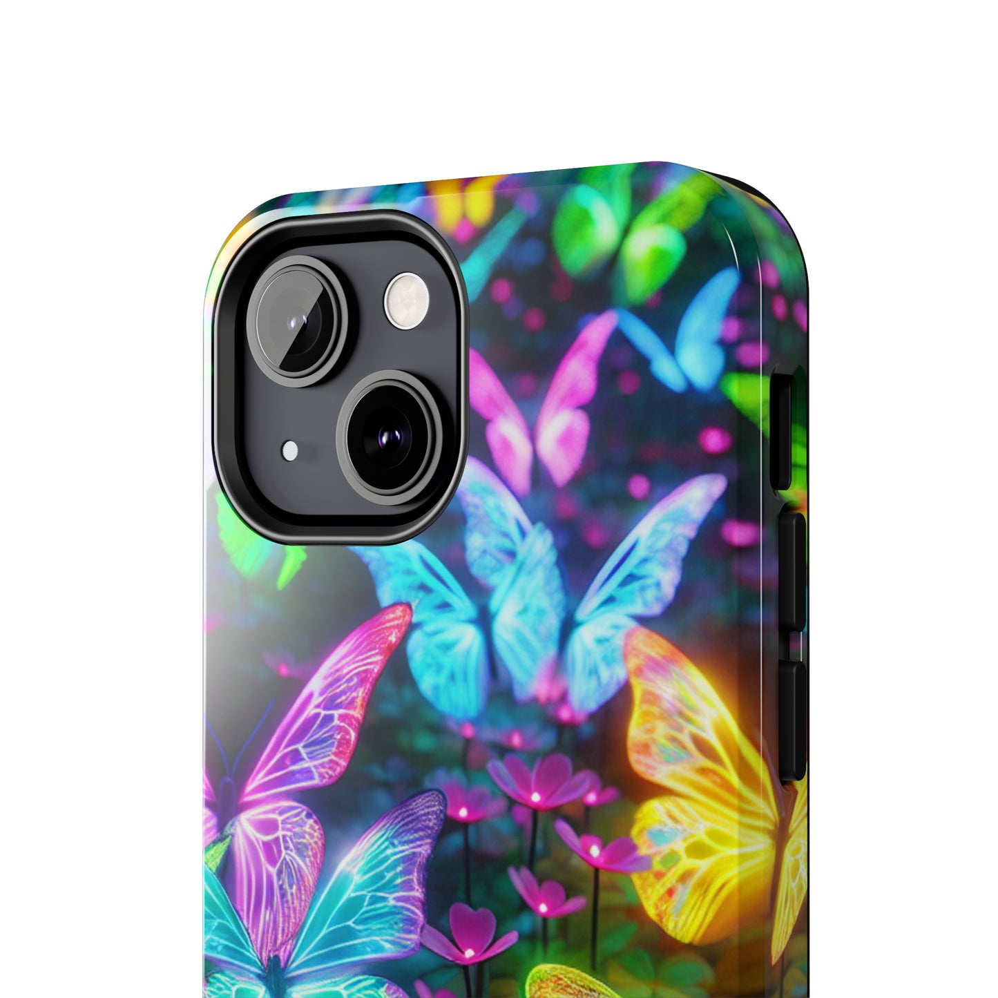 Neon Butterfly Dreamscape. NEON Butterflies Tough Phone Case