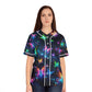 "Butterfly Fluorescence" Neon Butterflies Womans Jersey