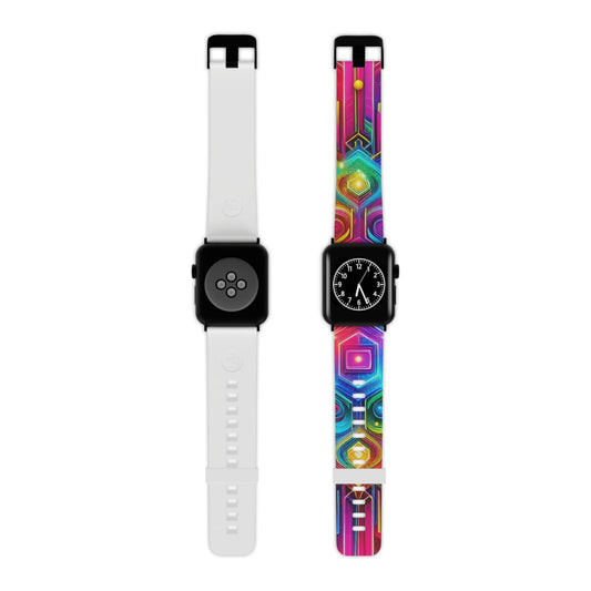 Overload of the Senses - Trippy Infinity Patterns Iwatch Band