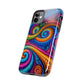 Neon Infinity Illusionz. Trippy Infinity Patterns Tough Phone Case