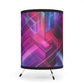 Luca di Monteverdi - Trippy Infity Patterns Art Tripod Lamp