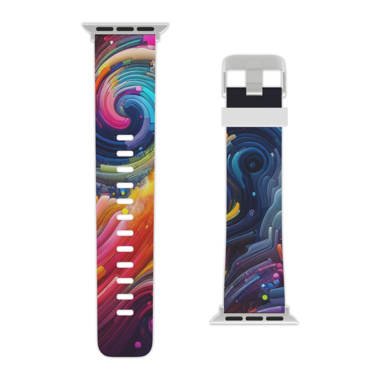 Neo-Futurism Chromiascape - Trippy Infinity Patterns Iwatch Band