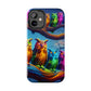 Neon Nocturnal Jazz NEON Owls Tough Phone Case