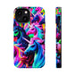 "Neon Illumination" Neon Unicorns Premium Art Magsafe Magnet Tough IPhone 13 14 15 Pro Plus Max and Mini in Matte and Glossy Phone cases