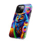 Neon Night Owls. NEON Owls Tough Phone Case