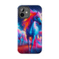 "Neon Dreamscapes: A Pride of Unicorns" NEON Unicorns Tough Phone Case