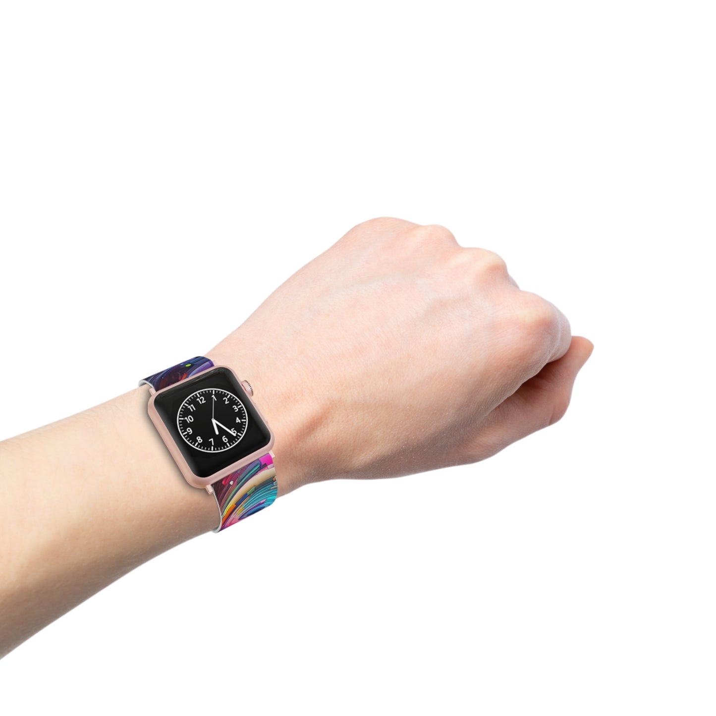 Neo-Futurism Chromiascape - Trippy Infinity Patterns Iwatch Band