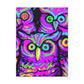 Neon Nocturnal Nocturne NEON Owls Art Canvas