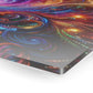 Neon Infinity Mystique. Trippy infity Pattern 1/4" Glossy Acrylic Art