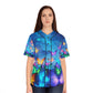 "Electric Butterflies" Neon Butterflies Womans Jersey
