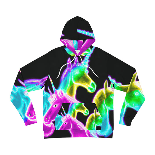 Neon Mysticism - Unicorns AOP Hoodie