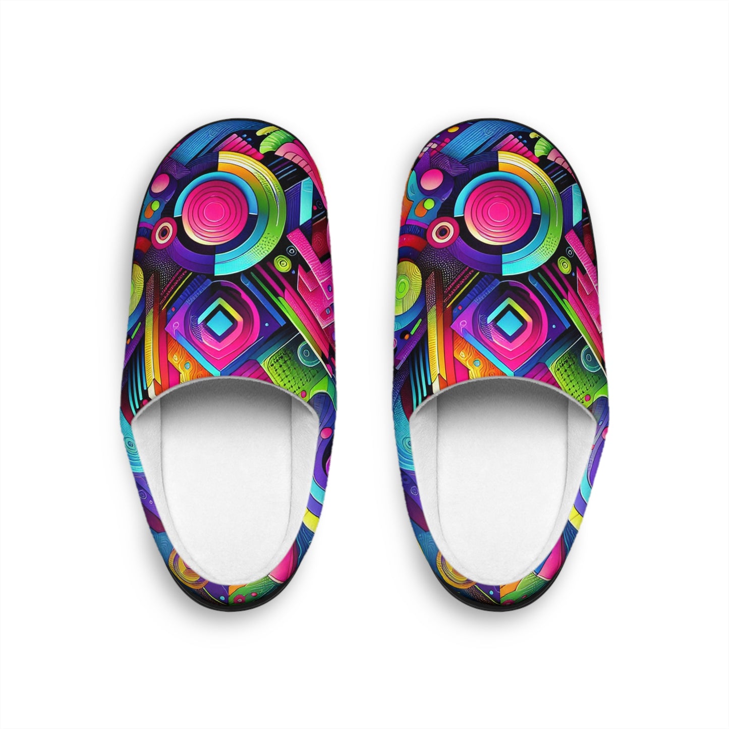 Giovanni da Verona - Trippy Infity Patterns Men's Indoor Slippers